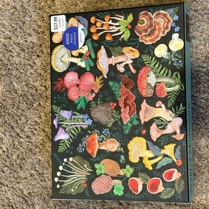 World of Mushrooms 1000 piece Colorful Mushroom Puzzle